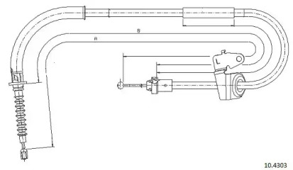 Трос CABOR 10.4303