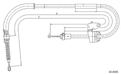 Трос CABOR 10.4305