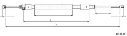Трос CABOR 10.4525