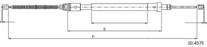 Трос CABOR 10.4575
