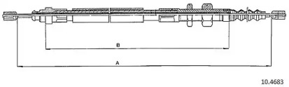Трос CABOR 10.4683