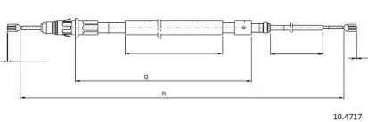 Трос CABOR 10.4717