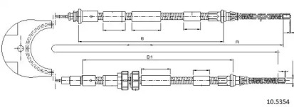 Трос CABOR 10.5354