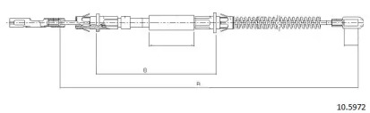 Трос CABOR 10.5972