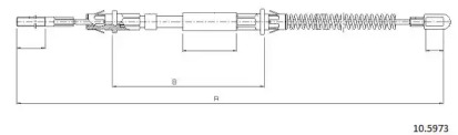 Трос CABOR 10.5973