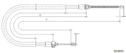 Трос CABOR 10.6033