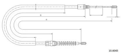 Трос CABOR 10.6045