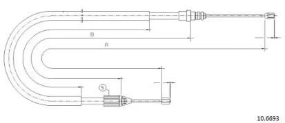Трос CABOR 10.6693