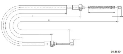 Трос CABOR 10.6890