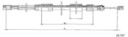 Трос CABOR 10.737