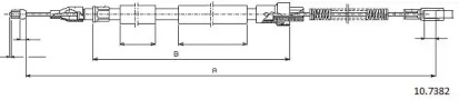 Трос CABOR 10.7382