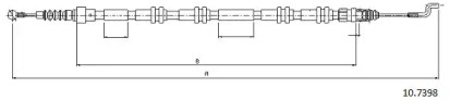 Трос CABOR 10.7398