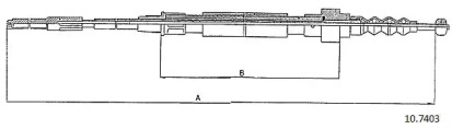 Трос CABOR 10.7403