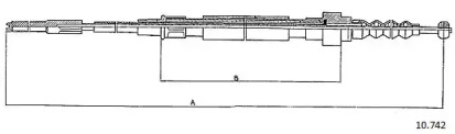 Трос CABOR 10.742