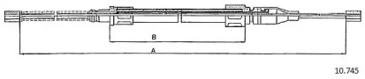 Трос CABOR 10.745