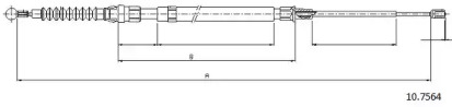 Трос CABOR 10.7564