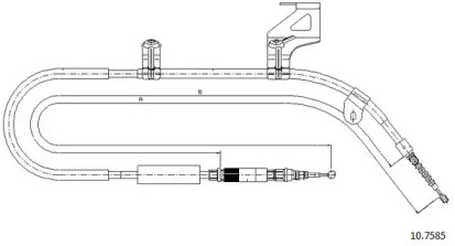 Трос CABOR 10.7585