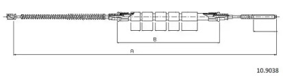 Трос CABOR 10.9038