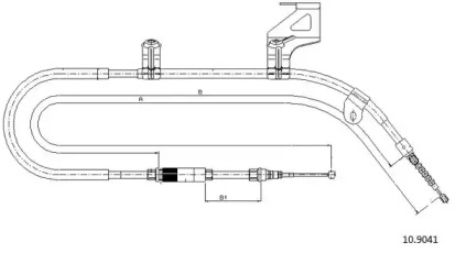 Трос CABOR 10.9041