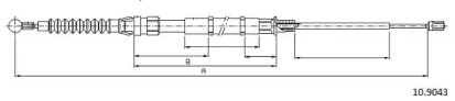 Трос CABOR 10.9043