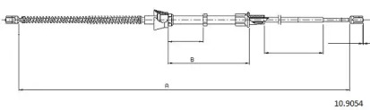 Трос CABOR 10.9054