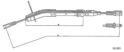 Трос CABOR 10.935