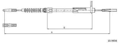 Трос CABOR 10.9456