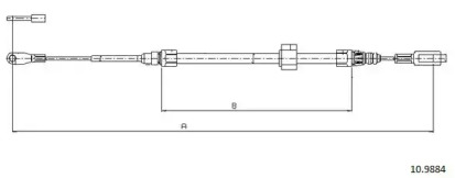 Трос CABOR 10.9884