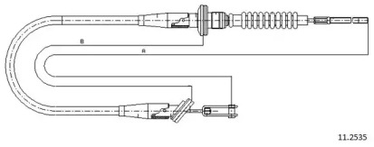 Трос CABOR 11.2535