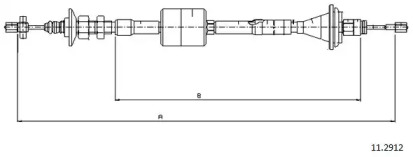 Трос CABOR 11.2912
