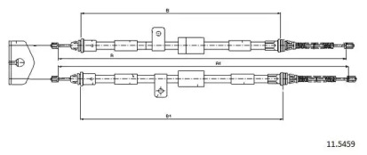 Трос CABOR 11.5459