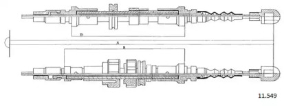 Трос CABOR 11.549