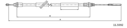 Трос CABOR 11.5592
