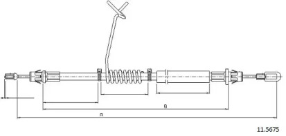 Трос CABOR 11.5675