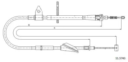 Трос CABOR 11.5743