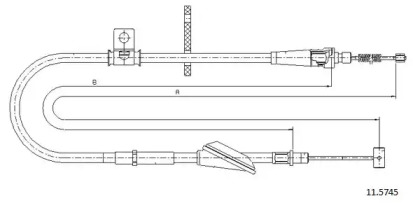 Трос CABOR 11.5745