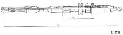 Трос CABOR 11.5751