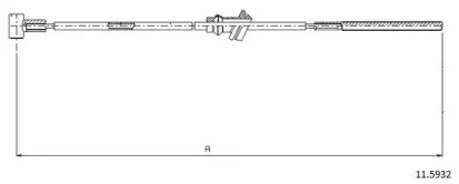 Трос CABOR 11.5932