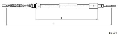 Трос CABOR 11.604