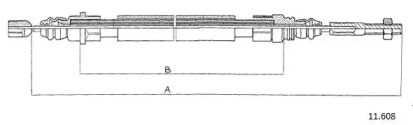 Трос CABOR 11.608