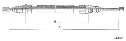 Трос CABOR 11.609