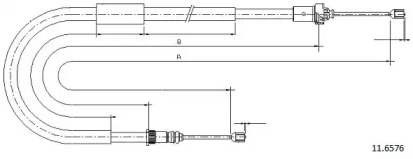 Трос CABOR 11.6576