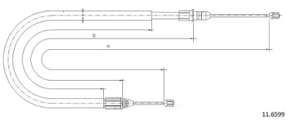 Трос CABOR 11.6599