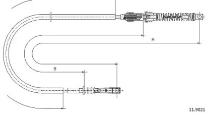 Трос CABOR 11.9021