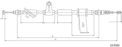 Трос CABOR 12.0102