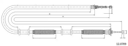 Трос CABOR 12.0709