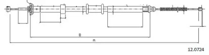 Трос CABOR 12.0724