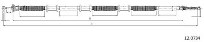 Трос CABOR 12.0734