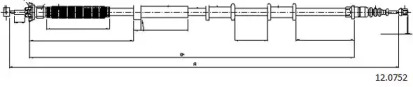Трос CABOR 12.0752
