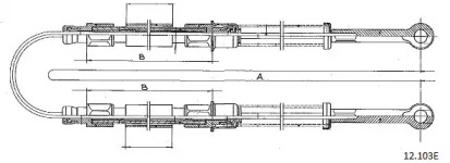 Трос CABOR 12.103E